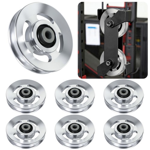 90mm aluminum pulleys wheels - 90mm,