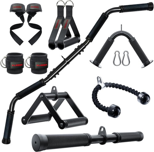 Cable machine attachments set - machine,