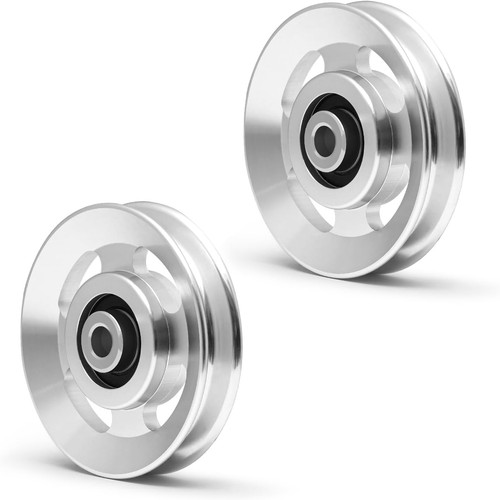 Aluminum pulley wheel - aluminum,